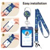 Handlein Retractable Badge Holder with Detachable Lanyard, Heavy Duty ID