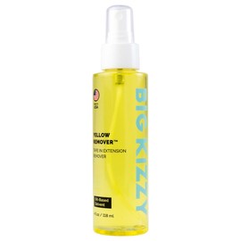 Big Kizzy 4oz Citrus-Infused Tape in Extension Remover Spray, Oil-Based & Non-Damaging Residue Remover for Wigs, Toupees, Human Hair Tape in Extensions, Made in USA – Yellow Remover