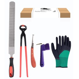 MeShear 16-inch Horseshoe Pliers Tool for Horses,Horse Hoof Cutter Set, Horseshoe Cutting Pliers Horseshoe File Hoof Tri mmer Equestrian Supplies,Suitable for Horses Cattle Sheep Cow.