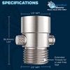 HammerHead Showers® All Metal Shower Head Shut Off Valve -