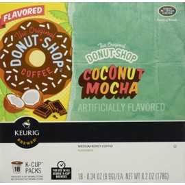 Keurig Donut Shop Coconut Mocha 18 K CUP PACKS,0.34oz