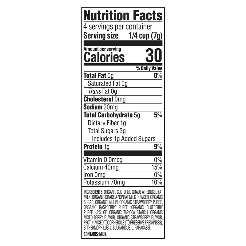 Happy Baby Organic Yogis Freeze-Dried Yogurt & Fruit Snacks, Mixed