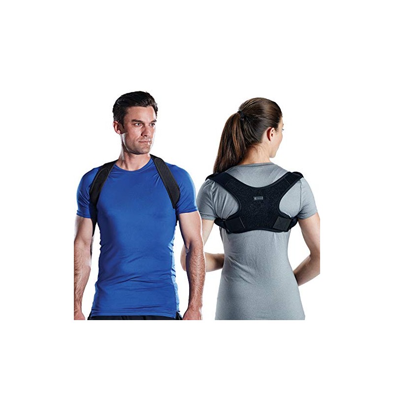Gaiam Corrector de postura de restauración para mujeres y hombres,