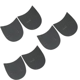 Vibram TTCH Palette Sole for Heel x 3 Pairs Set, Sole Protection and Anti-Slip, Black