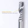 1/8Inch Shank,Single Flute (O Flute) Up Cut Spiral Router Bits