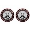 2x 2nd Amendment - America's Original Homeland Security Round Bumper