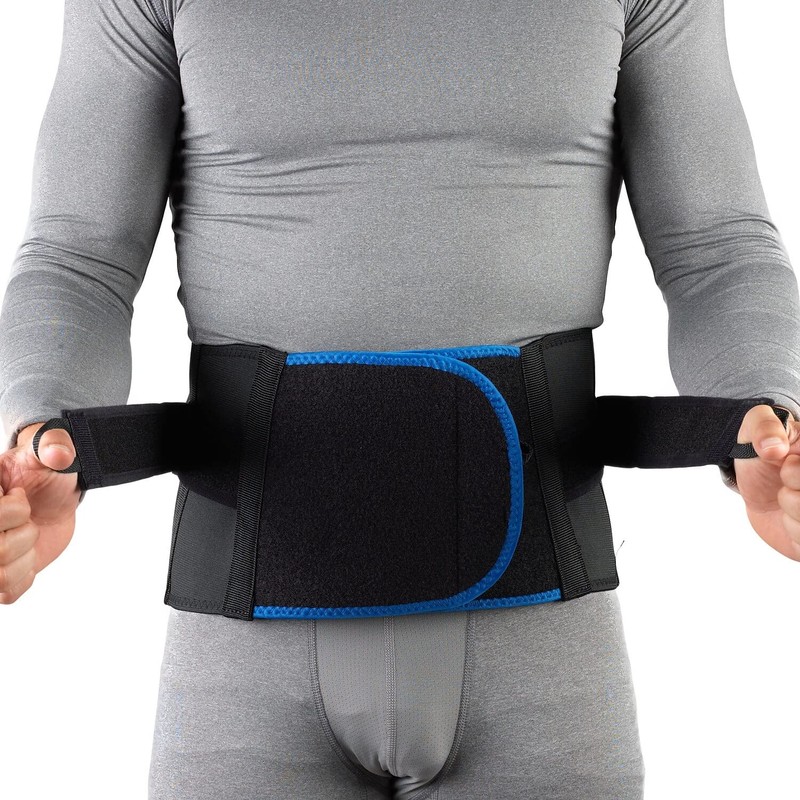OTC Lumbosacral Orthosis Support Heavy Duty Back Brace Trutek, Black,