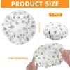 4 PCS Food Covers Elastic, Bowl Covers Reusable Stretchy, Fresh