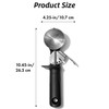 Ice Cream Scoop Stainless Steel Fruit Scoop | Multi-Purpose Stainless