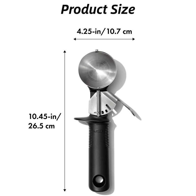 Ice Cream Scoop Stainless Steel Fruit Scoop | Multi-Purpose Stainless