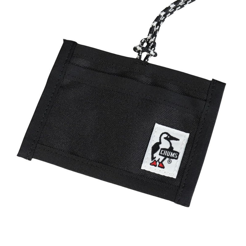 CHUMS Men's ID Card Holder Recycle ID Card Case, black