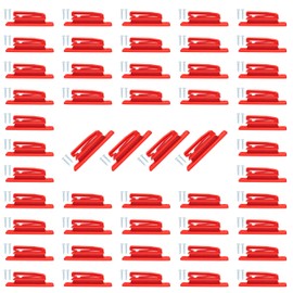 RiteFENCE Electric Fence Wood Post Polytape Insulator Nail on PolyTape Insulators for High Tensile PK50 in Red