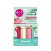eos 100% Natural & Organic Lip Balm Sticks 4-Pack- Strawberry