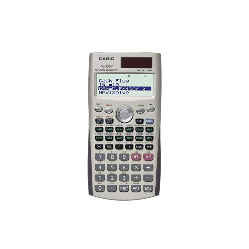 Casio FC-200V Financial Calculator