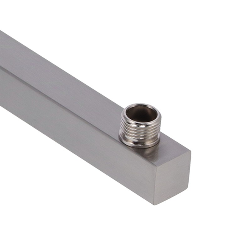 NPT1/2 Wall Mounted Shower Arm Brushed Concealed Stainless Steel Shower