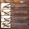 Rolling Knife Sharpener Kit with Leather Strop - 15 &