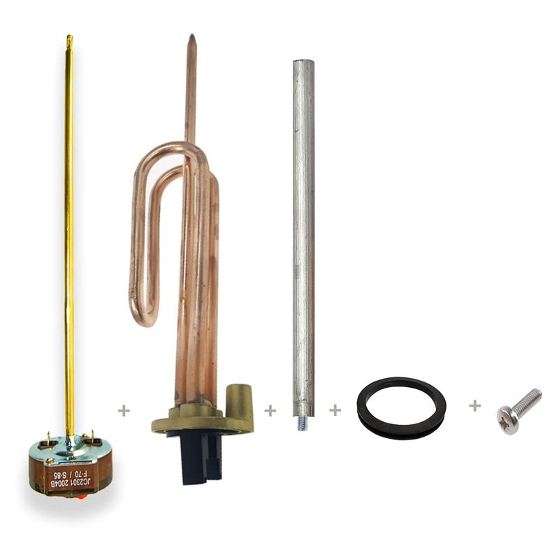 GOLDMAN SERVICE | Kit Heater Element Flange Curved + Magnesium