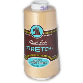 A&E Maxi Lock Stretch Textured Nylon Natural Serger Thread MWN-32599