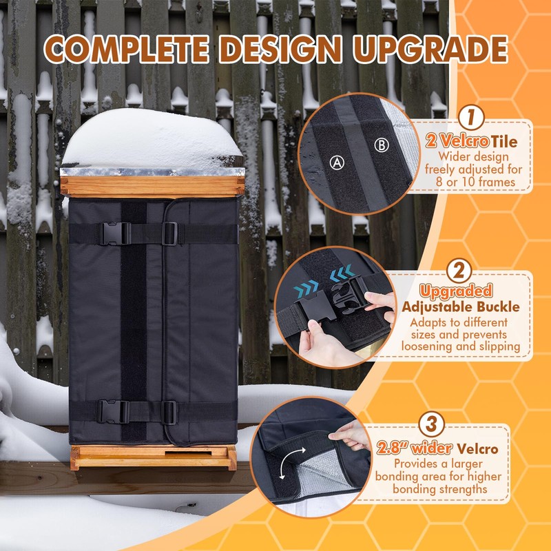 MayBee Winter Bee Hive Wrap for 10 and 8 Frame