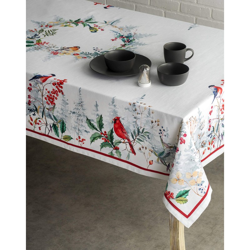 Maison d' Hermine Morzine 100% Cotton Tablecloth Kitchen Dining Table
