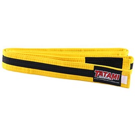 Tatami Fightwear Kids BJJ Rank Belt - M2 - Yellow/Black