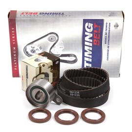 Domestic Gaskets DG-0664435397 Timing Belt Kit Compatible With/Replacement For 93-97 Toyota Geo Prizm Corolla 1.6L DOHC 4AFE