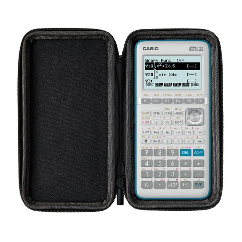 Casio Graph 35+E II including a WYNGS protective case in