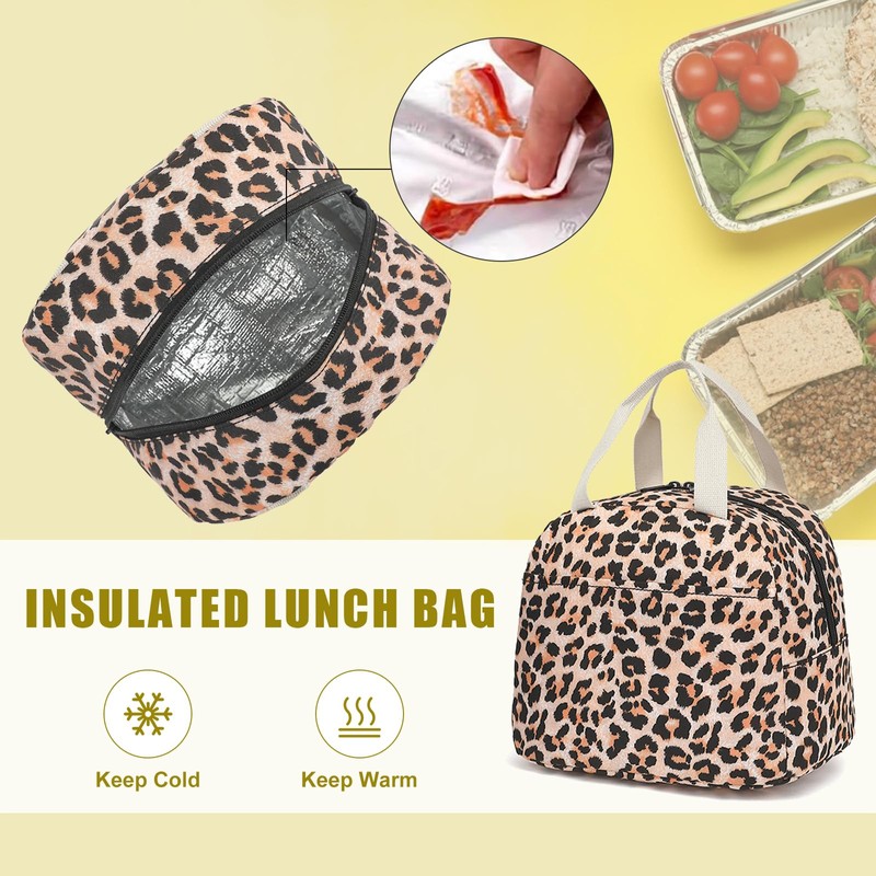Lunch Bag for Women Grils Reusable Insulated Lunch Box for