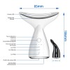 Maquina Vibración Térmica Antienvejecimiento + Rodill Facial Blanco