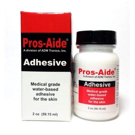 Pros-Aide"The Original" Adhesive 2 oz - Makeup Artist Prosthetic Adhesive - Skin Safe - Strong Bond - Instructions and Box Included