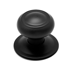 Jdel Black Fixed Door Knob for Entrance Door