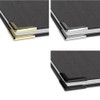 Certificate Folder in Black Linen Look Cover with High-Quality Embossed