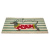 Northlight Natural Coir Rectangular Dachshund Dog Welcome Doormat 18" x