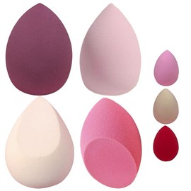 Fresh up™ - Beauty-Blender - Makeup-Sponge - Foundation-Sponge - Beauty-Blender-Sponge, Reusable, Washable, Streak Free Application, Vegan, Latex Free, Multicolor (Pack of 7)