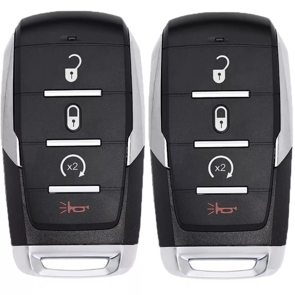 Unbranded 2 PROXIMITY 4Button Smart Key FOB for 2019-24 Dodge