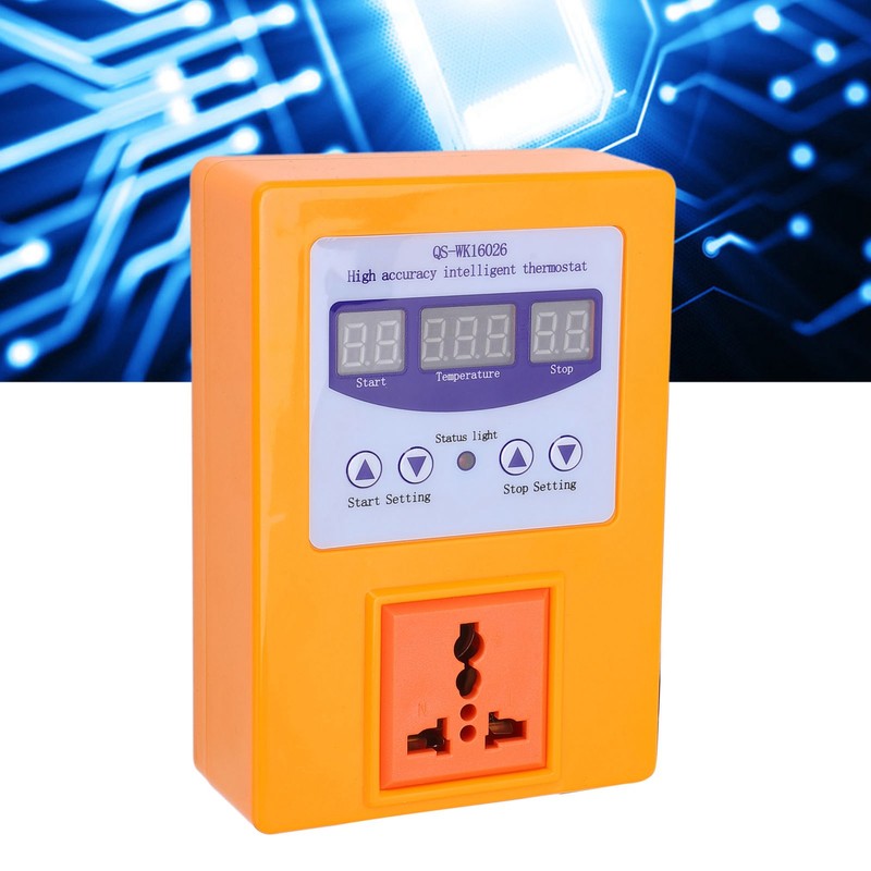 Temperature Controller Automatic Intelligent Wide Voltage Supply Accurate Digital Thermostat