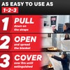 America Fire Blanket, Fire Blanket (1pk) Puts Out Fires in
