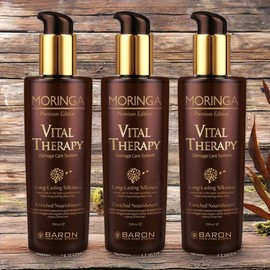 Baron moisture supply, hair protection, nutrition supply, Moringa vital therapy hair essence 3 pieces 200ml / 바론 수분공급 모발보호 영양공급 모링가 바이탈테라피 헤어에센스 3개 200ml