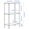 New HYLLIS Garden, Workplace Shelving Unit In/Outdoor Steel StorageBrand Ikea