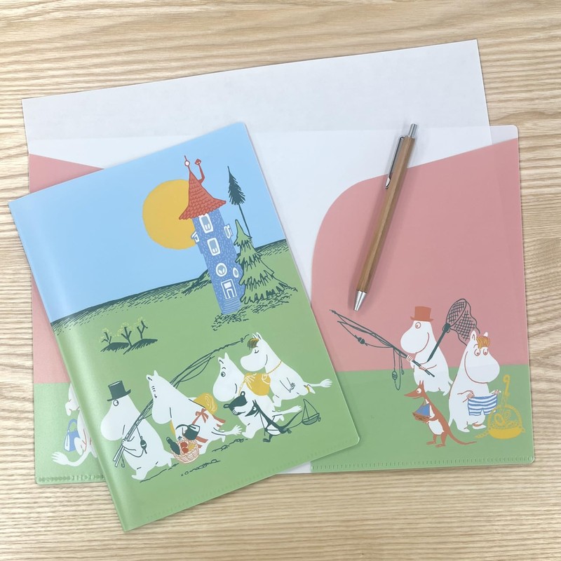 Gakken Stayful Moomin File Double File A5 M Yashiki CD04592