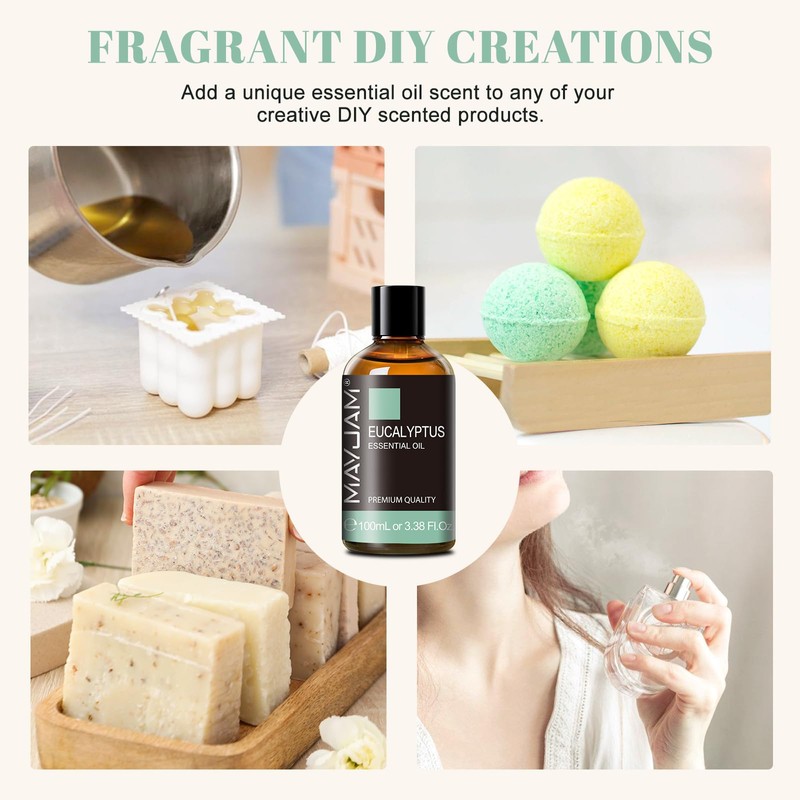 MAYJAM Essential Oil Eucalyptus Aroma Oil Natural 100% Pure Oil