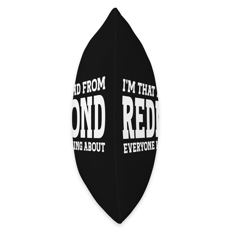 Redmond Hometown WA Washington Home Roots City Redmond Throw Pillow