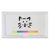 'Cat Face Doodle' Sticky Note Ruler Pad (ST00035802)