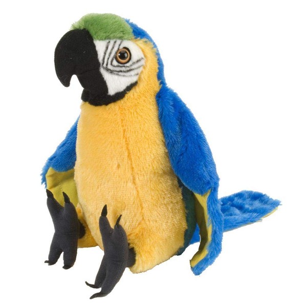 Wild Republic Macaw Parrot Plush, Stuffed Animal, Plush Toy, Gifts For Kids, Cuddlekins 12 Inches,Multi