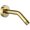 YASFEL Brushed Gold Shower Arm 6" Shower Extension Arm Pipe