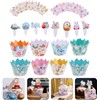 Easter Cupcake Wrappers and Toppers, Pack of 48 Easter Cupcake