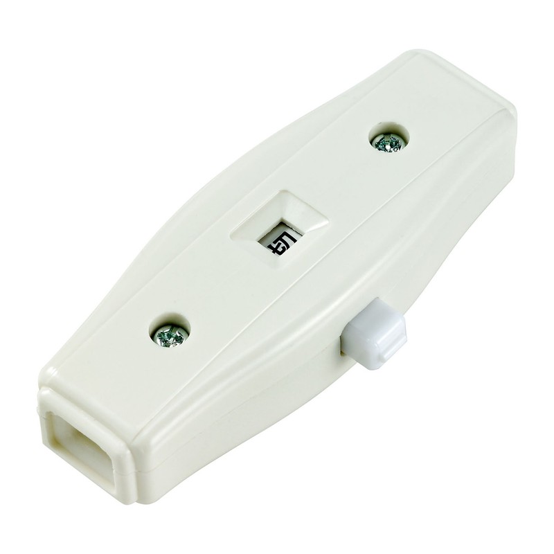 ELPA Cord Switch 7A 250V for Bagging Cord A-68H(W)