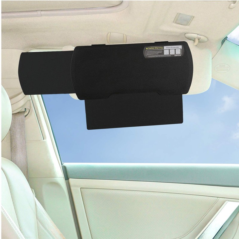 WANPOOL Car Visor Sunshade Extender, Window Shade, Anti-Glare Sun Blocker