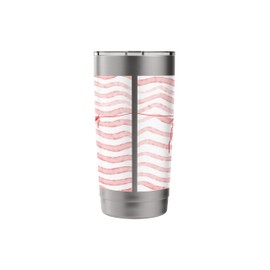 Preppy Bikini in Red - Summer Seaside Aesthetic Stainless Steel Insulated Tumbler
