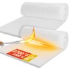 Lyrufexon Ceramic Fiber Insulation, 2 Pieces 24"x15.7"x1"Thick, 2600F Fireproof Insulation